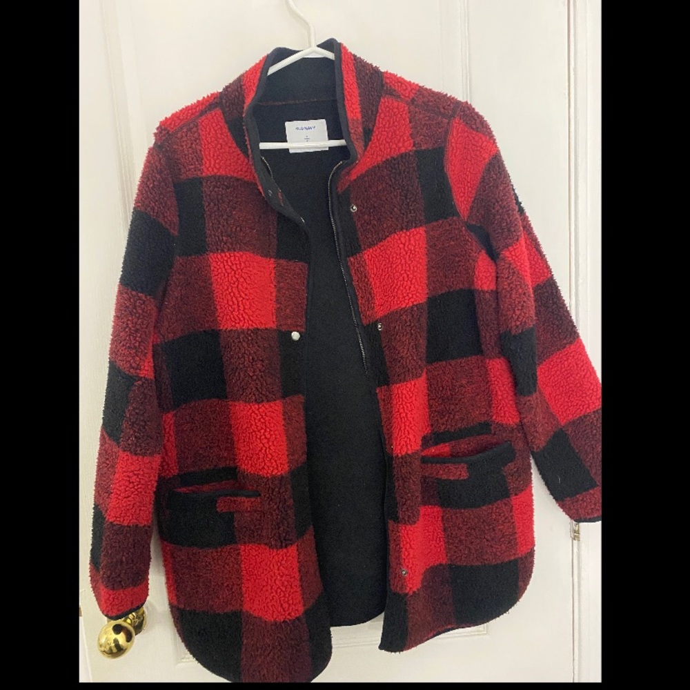 old navy plaid jacket